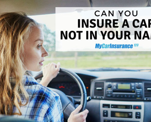 Can You Insure A Car You Don't Own